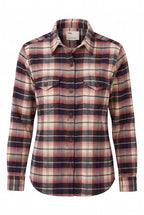 100% Organic Cotton Tilley Plaid Shirt | Size XL on white background