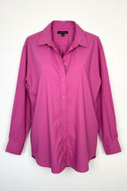 100% Cotton Banana Republic Pink Button Front Shirt | Oversized at Blue Sparrow Shop
