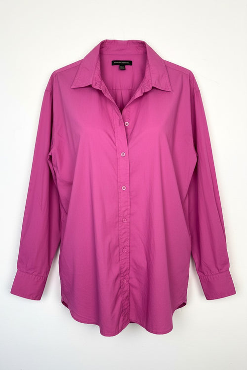 100% Cotton Banana Republic Pink Button Front Shirt | Oversized at Blue Sparrow Shop