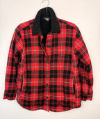 100% Cotton Eddie Bauer Lined Fall Sherpa Jacket | Size M Petite  on hanger