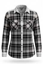 100% Cotton Eddie Bauer Plaid Shirt | Size M on white background
