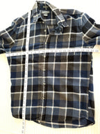 100% Cotton Eddie Bauer Plaid Shirt | Size S mens measuring 42" bust and 27" length