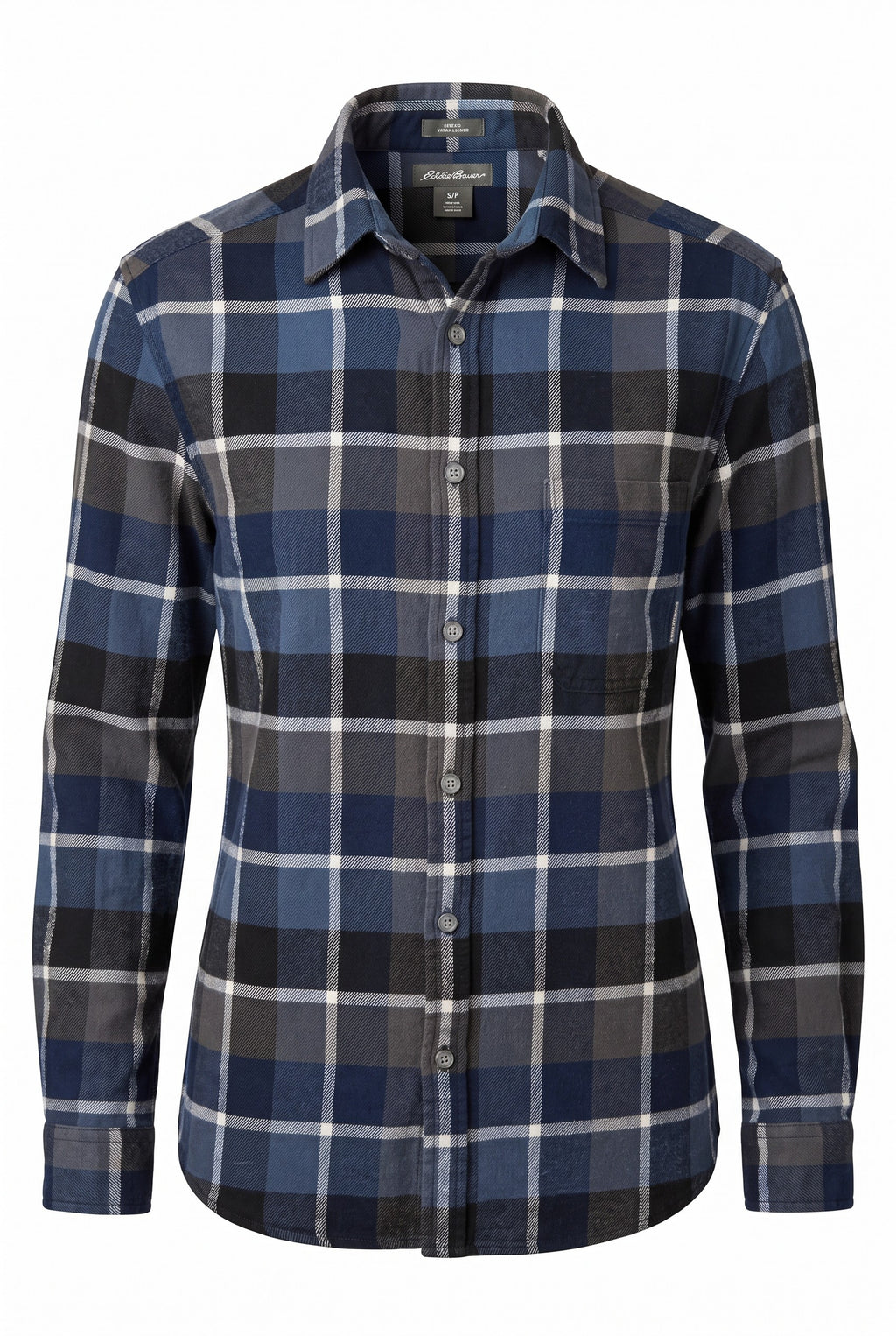 100% Cotton Eddie Bauer Plaid Shirt | Size S mens  