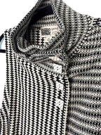 100% Cotton Habitat Brand Knit Cowl Neck Vest | Size M at Blue Sparrow Shop close up of neckline