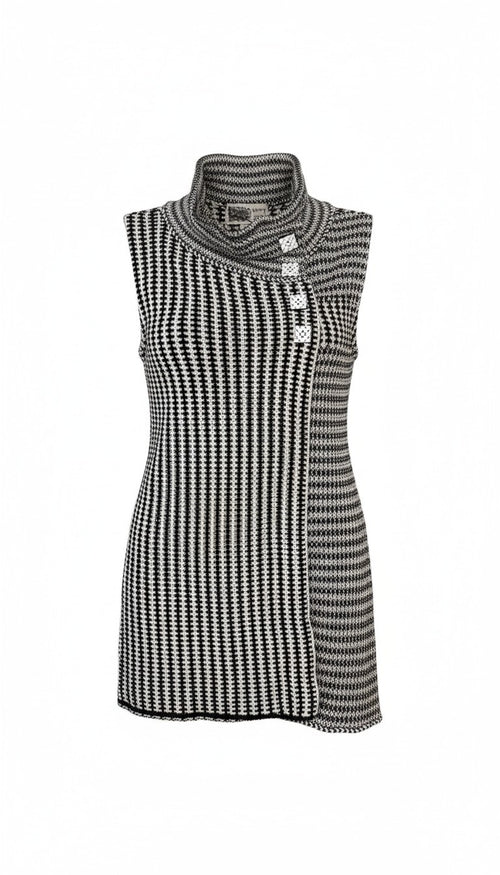 100% Cotton Habitat Brand Knit Cowl Neck Vest | Size M at Blue Sparrow Shop 