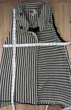 100% Cotton Habitat Brand Knit Cowl Neck Vest | Size M at Blue Sparrow Shop measuring 38" bust and 27" shoulder to hem 