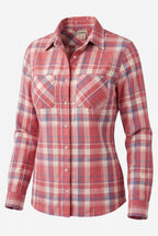 100% Cotton LL Bean Plaid Shirt | Size S on white background
