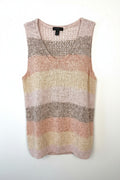 100% Cotton NWT Tribal Knit Tank | Size M at Blue Sparrow Shop