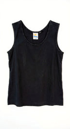 100% Cotton Relaxed Fit Vintage Tank | Size M at Blue Sparrow Shop