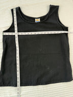 100% Cotton Relaxed Fit Vintage Tank | Size M at Blue Sparrow Shop measuring 40" bust and 24" shoulder to hem 