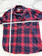 100% Cotton TNA Button Front Shirt | Size L measuring 48" bust and 29" length