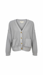 100% Cotton Vintage Havana Cropped Cardigan | Size S at Blue Sparrow Shop
