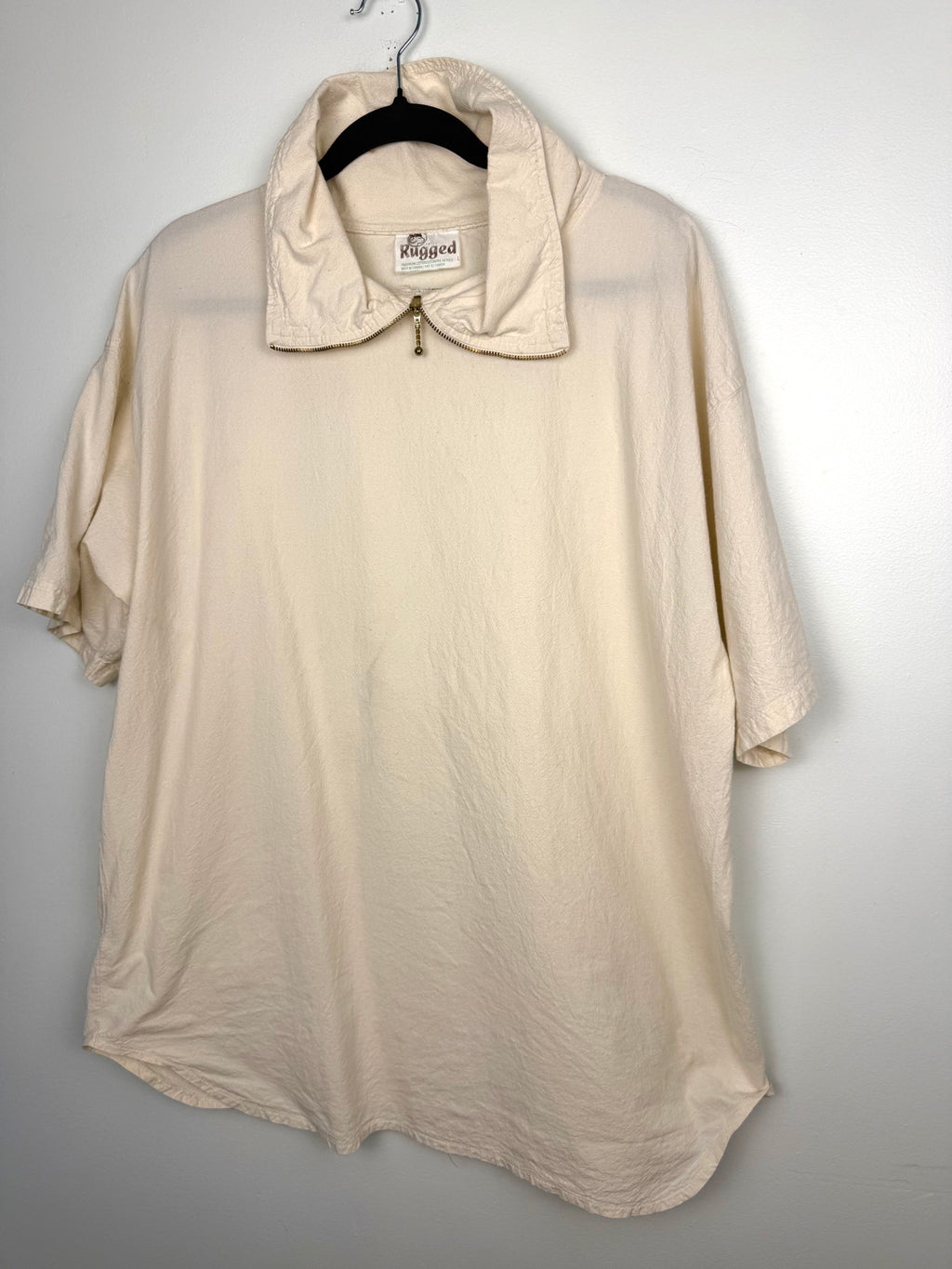 100% Cotton Vintage Rugged Cotton Top | Oversized at Blue Sparrow Shop