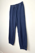 100% Linen Pull-On Pants | Relaxed | Size S at Blue Sparrow Shop  on white wall