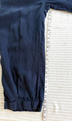 100% Linen Pull-On Pants | Relaxed | Size S at Blue Sparrow Shop measuring 24" inseam 