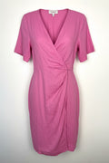 100% Linen Wrap Dress by & Other Stories Stockholm Atelier | Size S at Blue Sparrow Shop on white background
