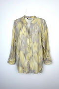 100% Linen Zara Abstract Print Shirt | XS at Blue Sparrow Shop