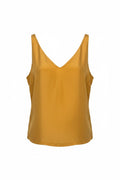 100% Silk Vintage Dalmys Classic Shell Tank | Size M at Blue Sparrow Shop  on white background