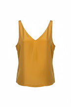 100% Silk Vintage Dalmys Classic Shell Tank | Size M at Blue Sparrow Shop  on white background