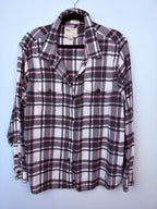 100%  Cotton Tilley Plaid Shirt | Size 2X front view on hanger