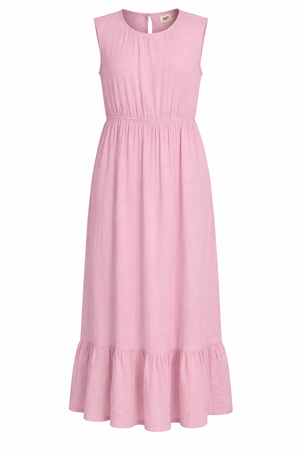 Pact 100% organic cotton tiered midi dress | Size XXL at Blue Sparrow Shop