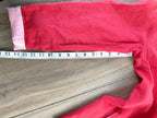 100% linen jacket - reversible style - measuring 14" sleeve length when cuffed