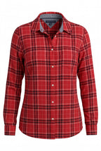 100 percent Cotton Tommy Hilfiger Plaid Shirt Size M on white background