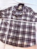 100 percent  Cotton Tilley Plaid Shirt Size XXL measuring 50" bust and 28" length
