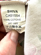 100 percent cotton Italian boutique floral jacket care tag