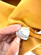 100% silk inside label on 100% Silk Vintage Dalmys Classic Shell Tank | Size M at Blue Sparrow Shop  