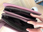 2 compartments on Matt & Nat Vegan Leather Crossbody Bag at Blue Sparrow Shop