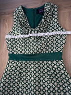 60's style brocade dress measuring 36" bust 