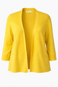 89th and Madison bright yellow cropped cardigan at Blue Sparrow Shop