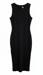 96% Cotton Old Navy Maternity Black Fitted Tank Dress at Blue Sparrow Shop  