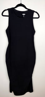 96% Cotton Old Navy Maternity Black Fitted Tank Dress at Blue Sparrow Shop 
