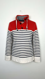 98% Cotton Joules Nautical Breton Pullover | Size S at Blue Sparrow Shop