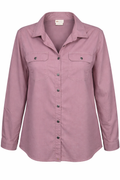 98% Cotton Dickies for women Button Down Shirt | Size L at Blue Sparrow Shop
