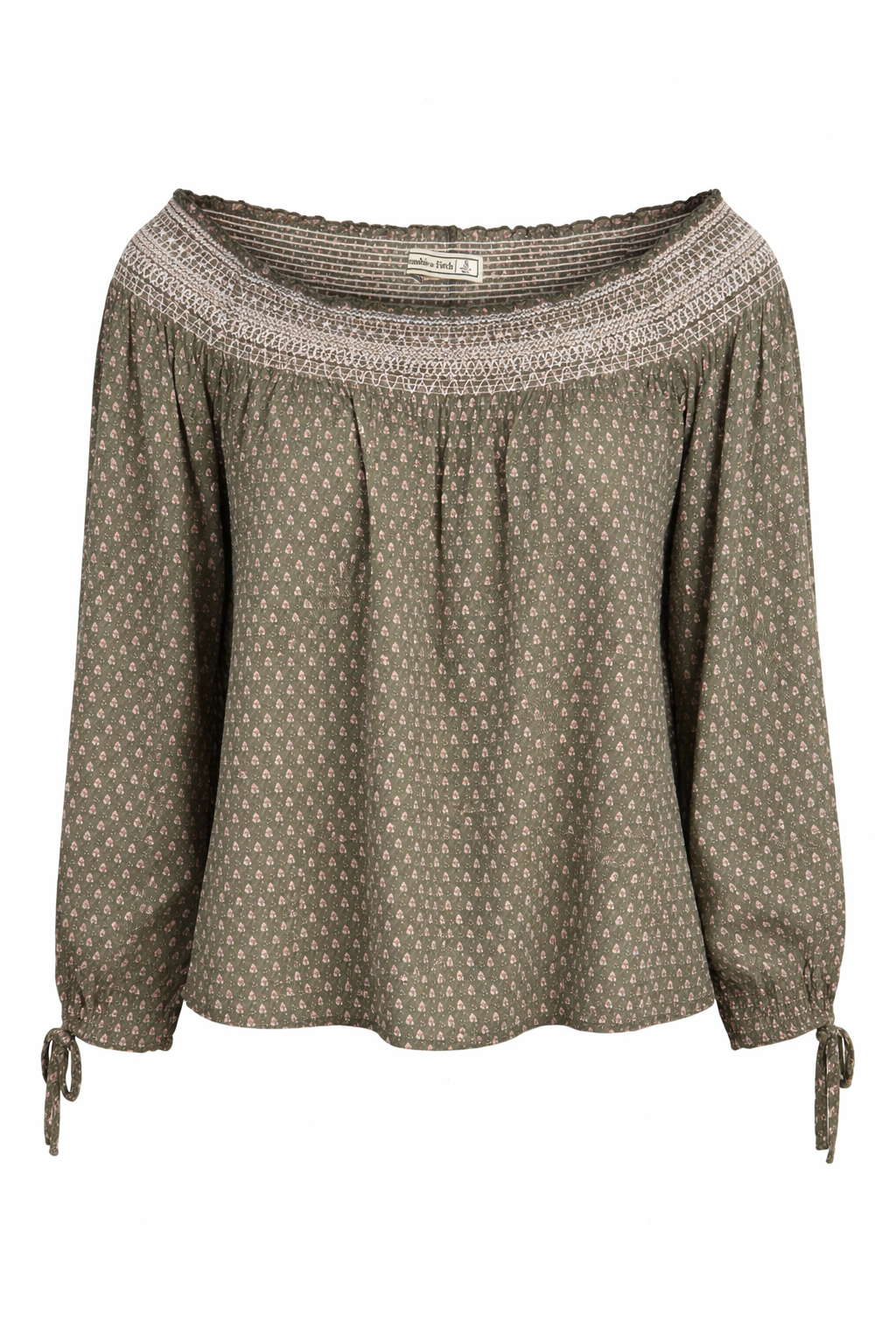 Abercrombie & Fitch Smocked Peasant Top | Size S