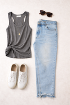 Abercrombie &amp; Fitch Curve Love Mom Jeans at Blue Sparrow Shop lifestyle photo 