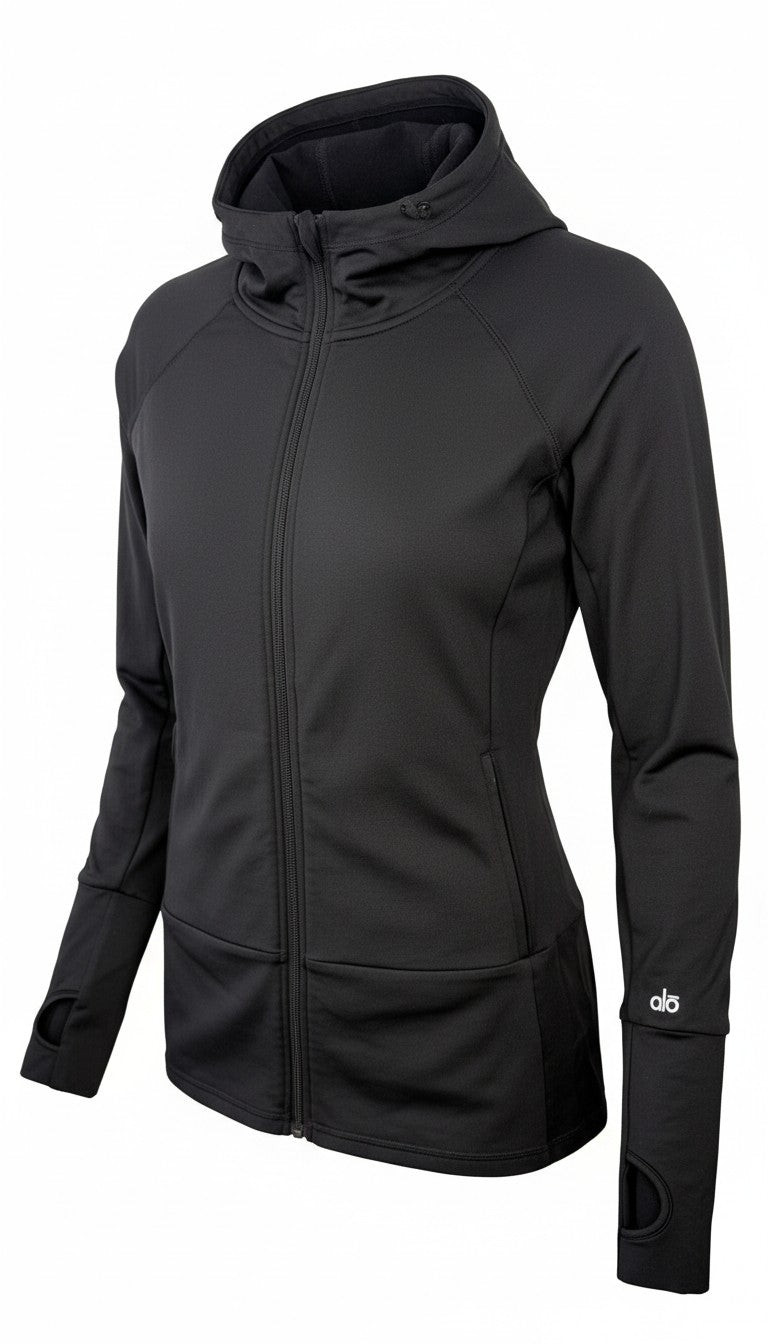 Alo Yoga  Zip Up Hoodie | Size S at Blue Sparrow Shop