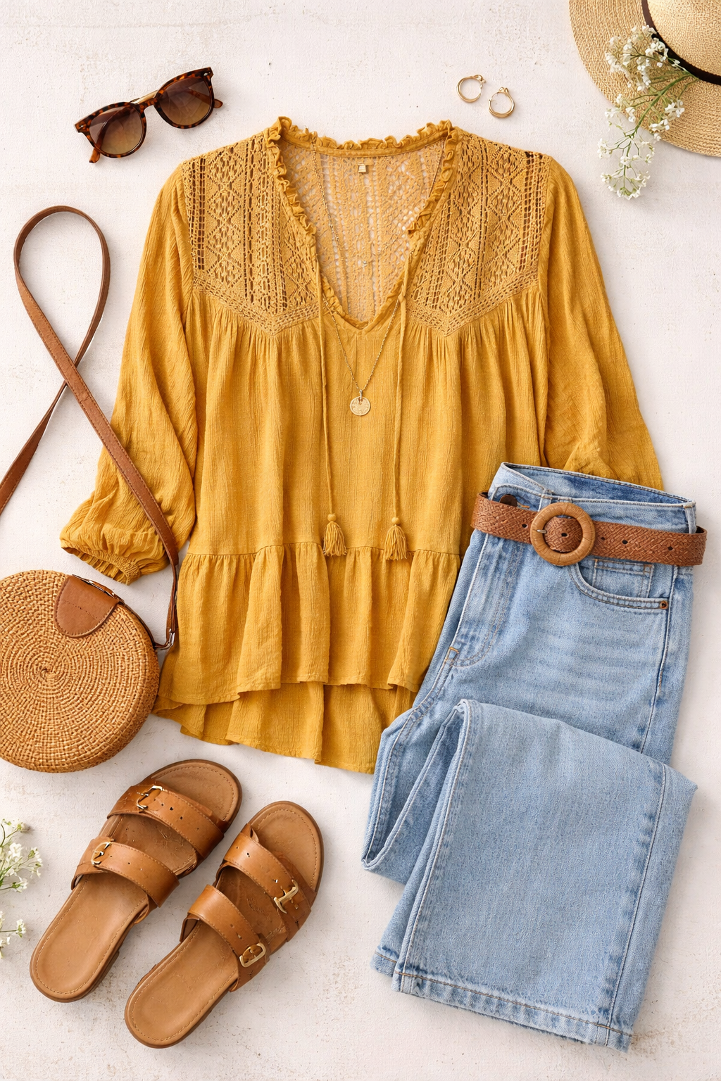American Eagle Boho Tunic at Blue Sparrow Shop lifestyle photo 