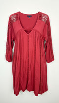  American Eagle Outfitters Crochet-Trim Boho Dress | Size S at Blue Sparrow Shop 