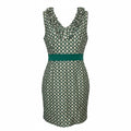 Anna Sui Green Brocade Shift Dress