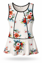 Anthropologie Deletta Peplum Tank Top at Blue Sparrow Shop