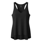 Athleta Black Pleated Flowy Tank Top at Blue Sparrow Shop 