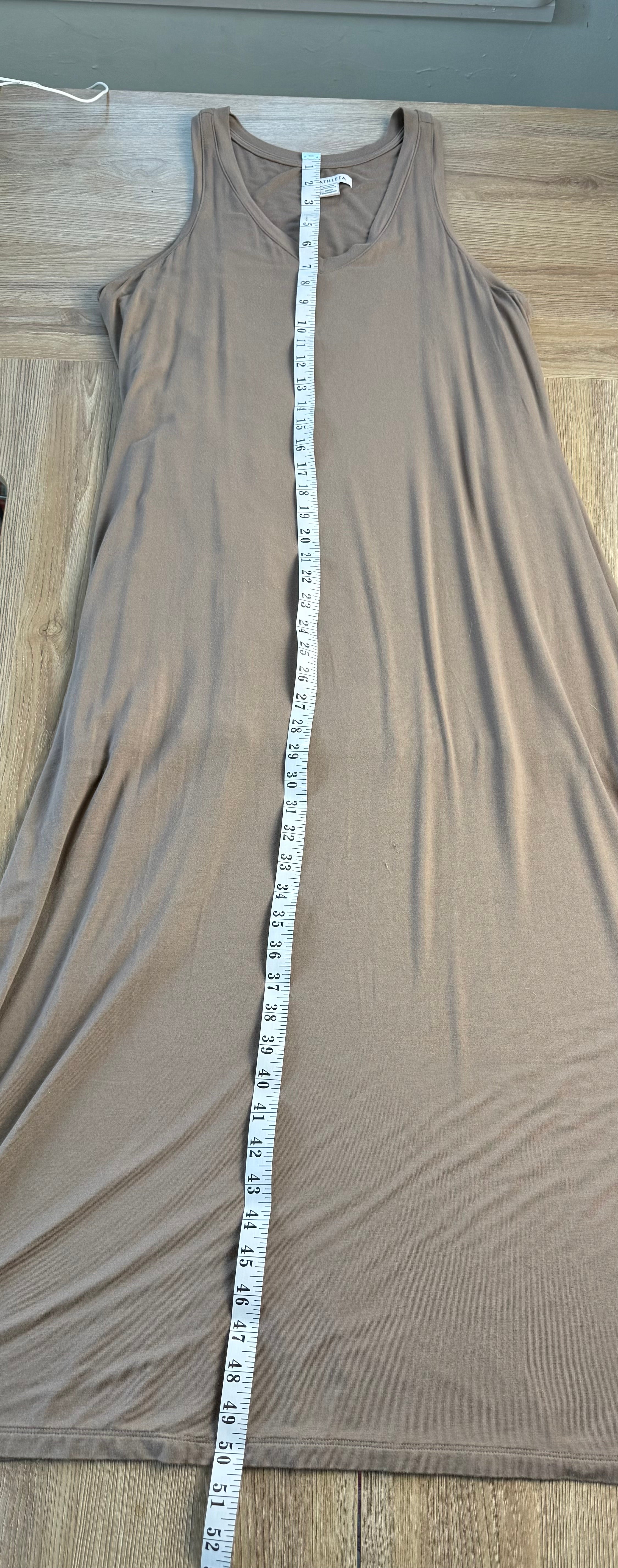 Athleta Maxi Dress measuring 50" from shoulder to hem 