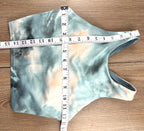 Athleta tie dye  Sports Bra Crop Top measuring 15" long and 26" bust 
