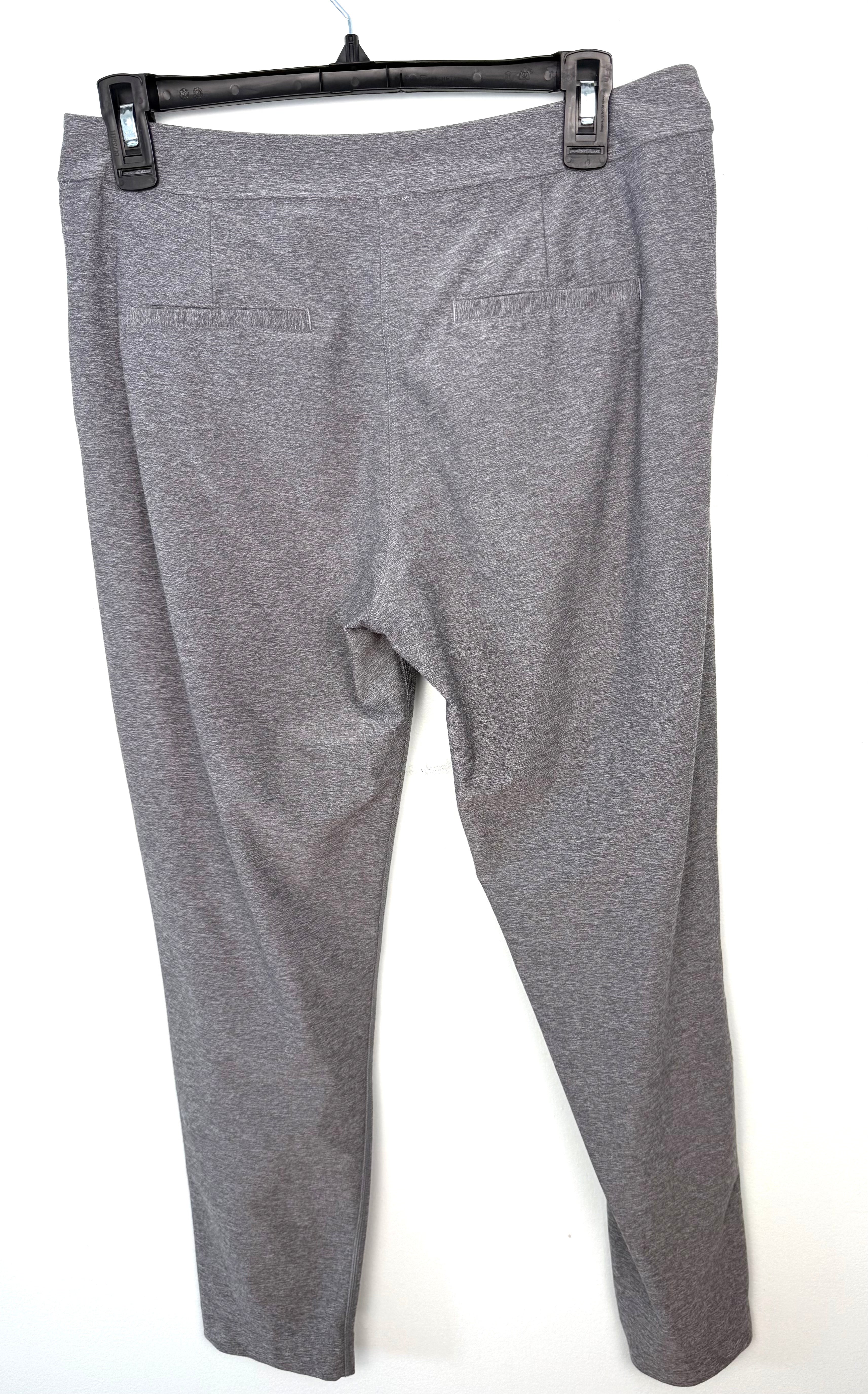 Back view of Lululemon women’s grey athleisure pants
