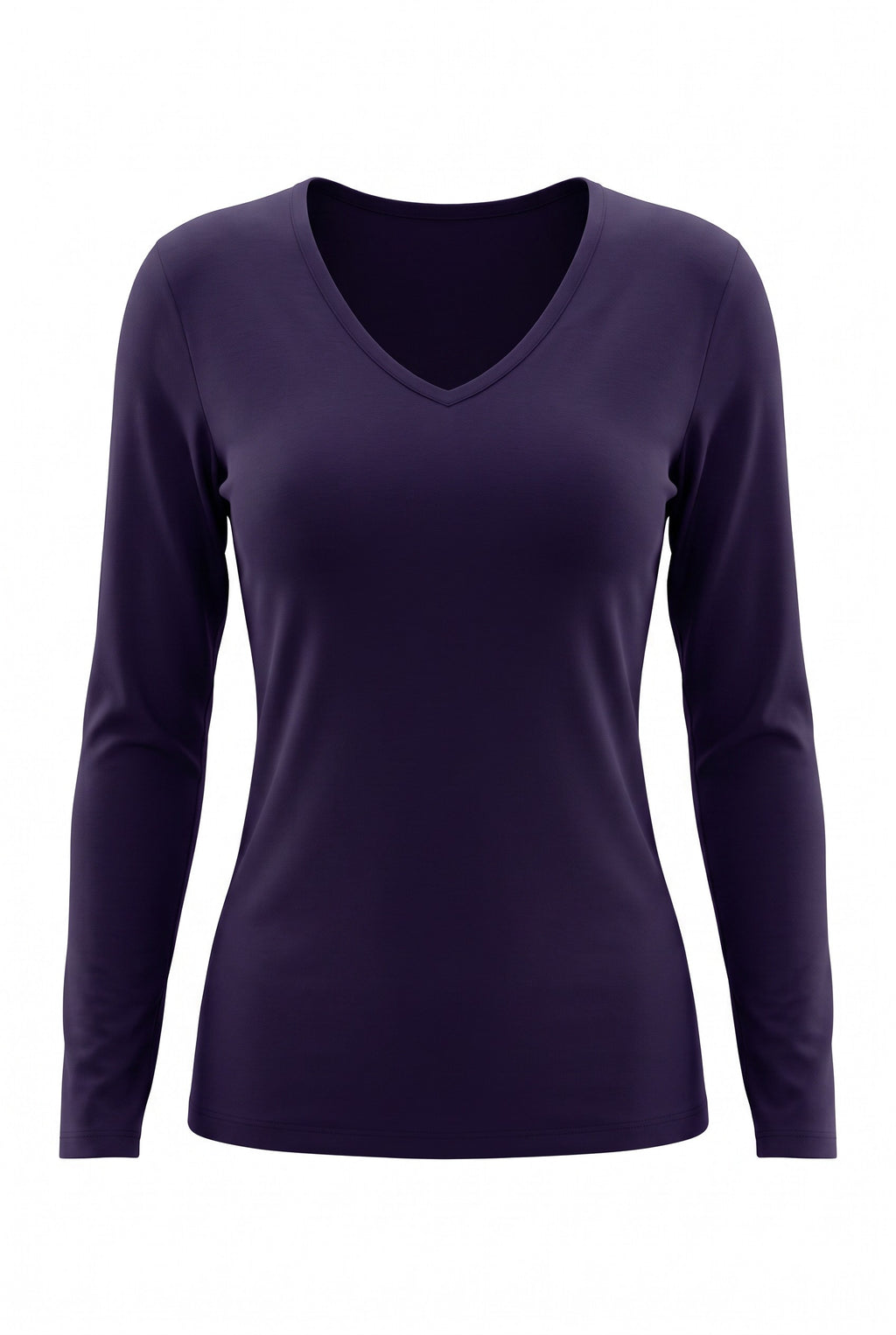 C’est Moi Bamboo Long-Sleeve V-Neck Top | One Size