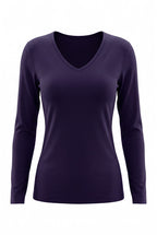 C’est Moi Bamboo Long-Sleeve V-Neck Top | One Size